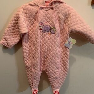 Disney's Eeyore Pink Baby Bunting NWT